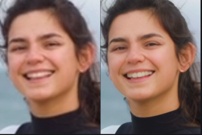 לפני ואחרי שיפור AI